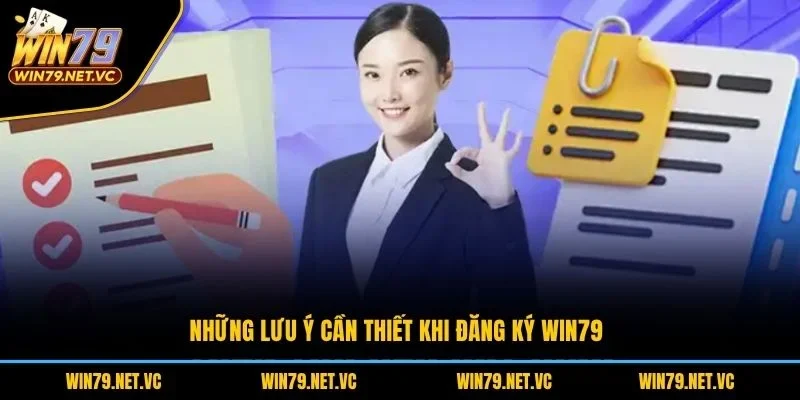 Những lưu ý cần thiết khi đăng ký WIN79